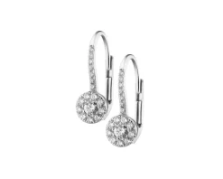 Apart Kolczyki z białego złota z brylantami - 0,32 ct - próba 585< Kolczyki Z Diamentami