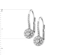 Apart Kolczyki z białego złota z brylantami - 0,32 ct - próba 585< Kolczyki Z Diamentami