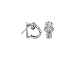 Fope Kolczyki z białego złota z brylantami - 0,20 ct - próba 750< Kolczyki Z Diamentami