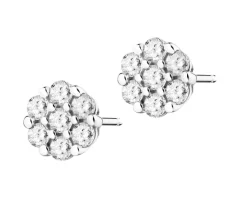 Apart Kolczyki z białego złota z brylantami laboratoryjnymi - 0,37 ct - próba 585< Kolczyki Z Diamentami