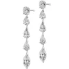 Sale Apart Kolczyki z białego złota z diamentami - 3,09 ct - próba 750