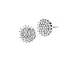 Apart Kolczyki z białego złota z diamentami - 0,24 ct - próba 585< Kolczyki Z Diamentami