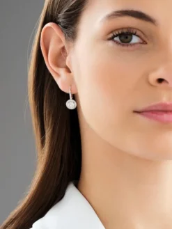 Best Apart Kolczyki z białego złota z brylantami – SI2/H - 2,47 ct - próba 750