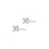 Online Apart Kolczyki z białego złota z brylantami - 0,02 ct - próba 375