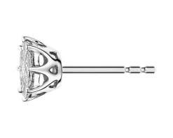 New Apart Kolczyki z białego złota z diamentami - 0,66 ct - próba 585