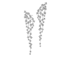 Online Apart Kolczyki z białego złota z brylantami - 2,18 ct - próba 585