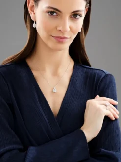 Sale Apart Kolczyki z białego złota z diamentami - 3,17 ct - próba 750