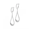 Discount Apart Kolczyki z białego złota z diamentami - 0,46 ct - próba 585