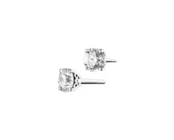 Apart Kolczyki z białego złota z brylantami - 0,69 ct - próba 585< Wszystkie