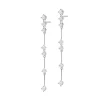 Outlet Apart Kolczyki z białego złota z brylantami - 1,06 ct - próba 750