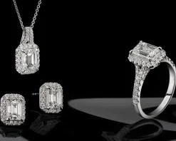 Apart Kolczyki z białego złota z diamentami - VS2-SI1/G - 2,25 ct - próba 750< Kolczyki Z Diamentami