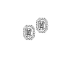 New Apart Kolczyki z białego złota z diamentami - 0,95 ct - próba 750