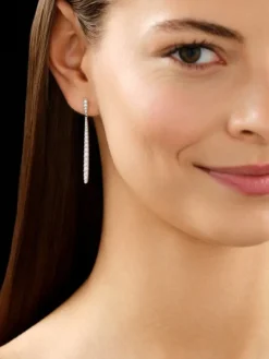 New Apart Kolczyki z białego złota z brylantami - 1,27 ct - próba 750