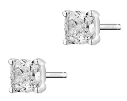 Discount Apart Kolczyki z białego złota z diamentami - 1,00 ct - próba 585
