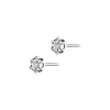 Outlet Apart Kolczyki z białego złota z brylantami - 0,02 ct - próba 375