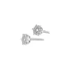 Outlet Apart Kolczyki z białego złota z brylantami - 0,45 ct - próba 585