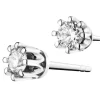 Clearance Apart Kolczyki z białego złota z brylantami - 0,32 ct - próba 585