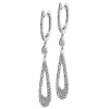 Apart Kolczyki z białego złota z diamentami - 0,55 ct - próba 585< Kolczyki Z Diamentami