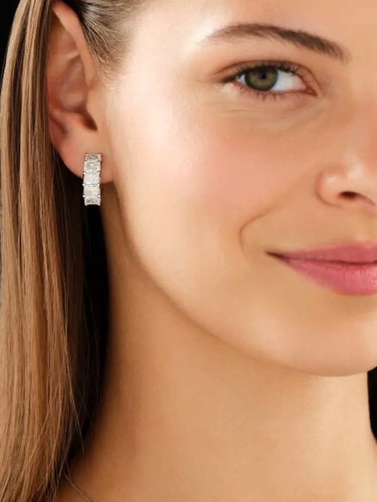 Apart Kolczyki z białego złota z diamentami - 5,11 ct - próba 750< Wszystkie