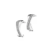 Apart Kolczyki z białego złota z diamentami - 0,08 ct - próba 585< Kolczyki Z Diamentami