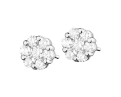 Apart Kolczyki z białego złota z brylantami - 0,41 ct - próba 585< Kolczyki Z Diamentami