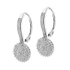 Apart Kolczyki z białego złota z diamentami - 0,38 ct - próba 585< Kolczyki Z Diamentami