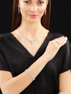 Apart Kolczyki z białego złota z  brylantami - 1,30 ct - próba 750< Kolczyki Z Diamentami