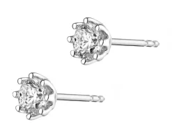 Apart Kolczyki z białego złota z brylantami - 0,40 ct - próba 585< Kolczyki Z Diamentami