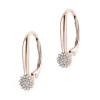 Apart Kolczyki z różowego złota z diamentami - 0,09 ct - próba 585< Kolczyki Z Diamentami