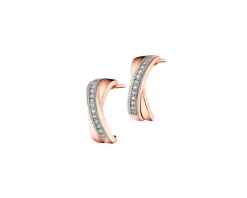 Apart Kolczyki z różowego złota z diamentami - 0,08 ct - próba 585< Kolczyki Z Diamentami