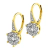 New Apart Kolczyki z żółtego i białego złota z brylantami - 1,05 ct - próba 585