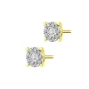 Apart Kolczyki z żółtego i białego złota z brylantami - 0,18 ct - próba 585< Wszystkie