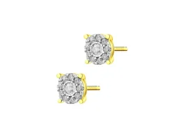 Apart Kolczyki z żółtego i białego złota z brylantami - 0,18 ct - próba 585< Wszystkie