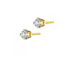 Apart Kolczyki z żółtego złota z brylantami - 0,36 ct - próba 750< Wszystkie