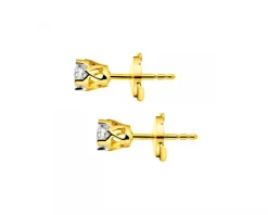 Apart Kolczyki z żółtego złota z brylantami - 0,36 ct - próba 750< Wszystkie