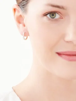 Apart Kolczyki z żółtego złota z brylantami - koła - 0,50 ct - próba 585< Wszystkie