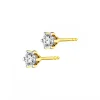 Outlet Apart Kolczyki z żółtego złota z brylantami - 0,36 ct - próba 750