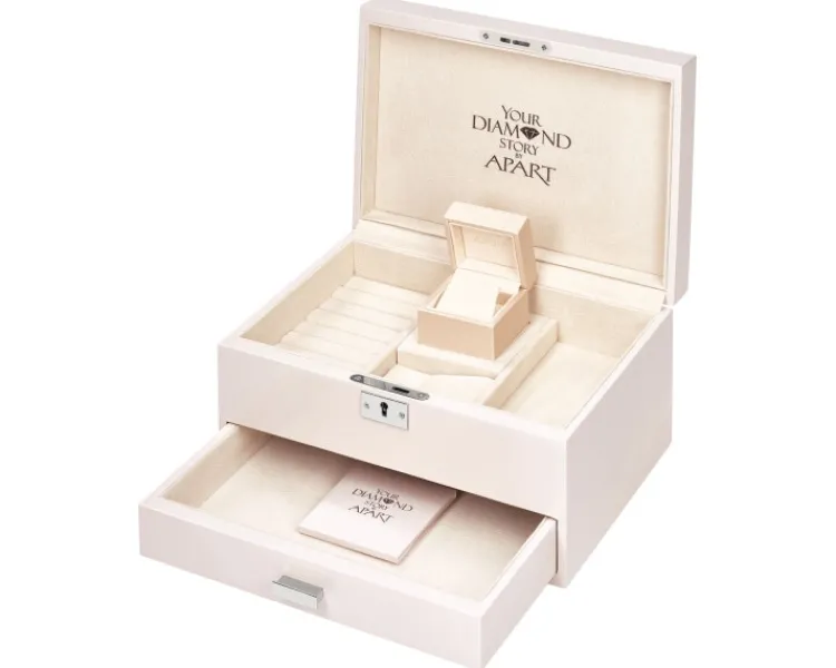 Outlet Apart Kolczyki z żółtego złota z brylantami - 0,36 ct - próba 750