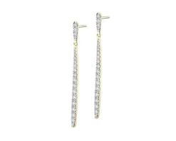 Apart Kolczyki z żółtego złota z brylantami - 1,27 ct - próba 750< Kolczyki Z Diamentami