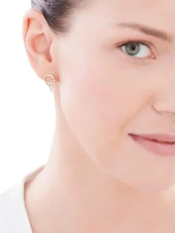 Apart Kolczyki z żółtego złota z brylantami - 0,25 ct - próba 585< Kolczyki Z Diamentami