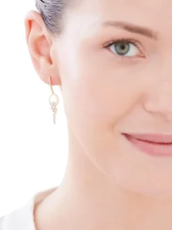 Apart Kolczyki z żółtego złota z brylantami - 0,48 ct - próba 585< Wszystkie