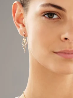 Discount Apart Kolczyki z żółtego złota z brylantami - 0,81 ct - próba 585