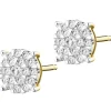 Hot Apart Kolczyki z żółtego złota z brylantami - 0,27 ct - próba 585