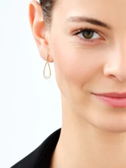 Apart Kolczyki z żółtego złota z diamentami - 0,08 ct - próba 585< Wszystkie