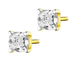 Apart Kolczyki z żółtego złota z diamentami - 1,01 ct - próba 585< Kolczyki Z Diamentami