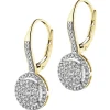 Apart Kolczyki z żółtego złota z diamentami - 0,50 ct - próba 585< Wszystkie