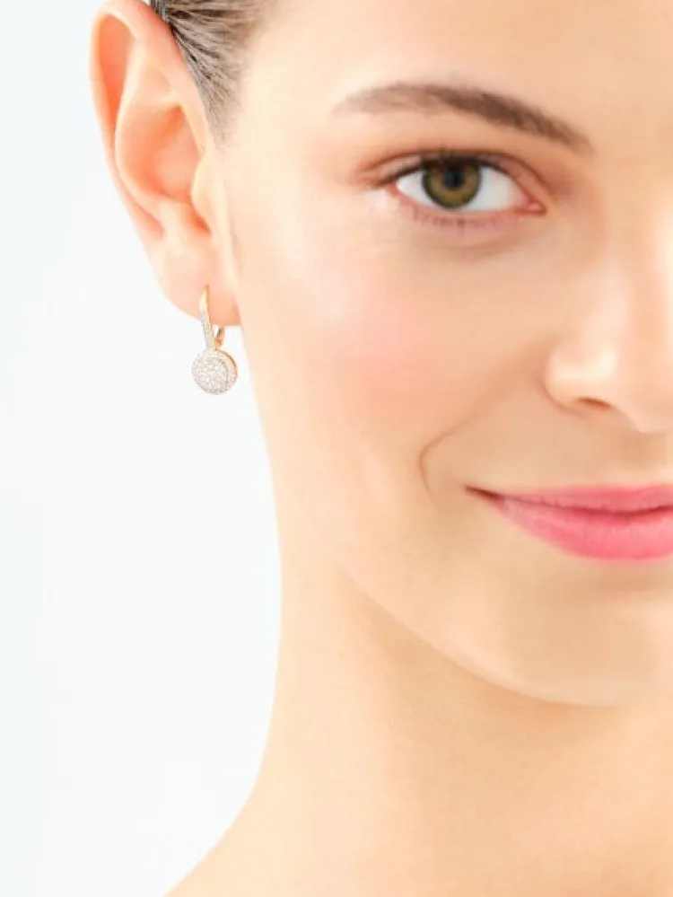 Apart Kolczyki z żółtego złota z diamentami - 0,50 ct - próba 585< Wszystkie