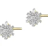 Apart Kolczyki z żółtego złota z diamentami - 0,15 ct - próba 585< Kolczyki Z Diamentami