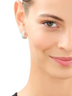 Outlet Apart Kolczyki z żółtego złota z diamentami - koła - 0,66 ct - próba 585