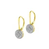 Apart Kolczyki z żółtego złota z diamentami - 0,33 ct - próba 585< Kolczyki Z Diamentami